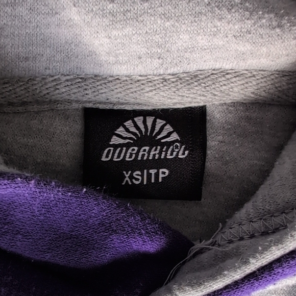 Purple and Gray Ontario Volleyball Girls/Women's Sweater - Picture 2 of 4